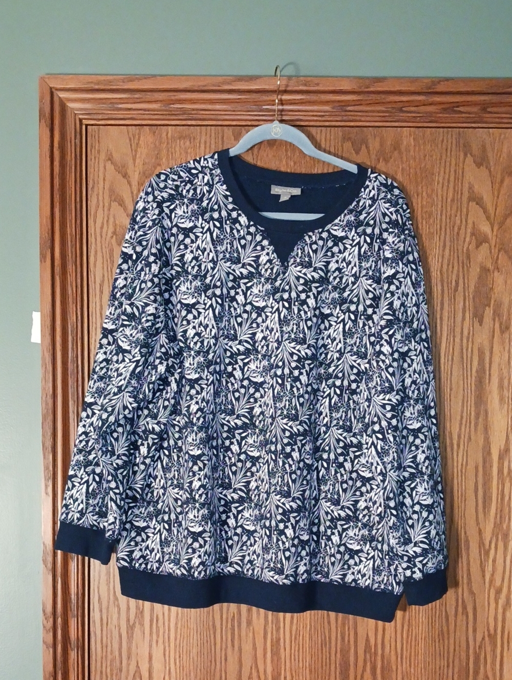 Women's Style & Co. Pullover Crew Sweatshirt